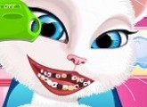 لعبة علاج اسنان القطة الناطقة للبنات 2015